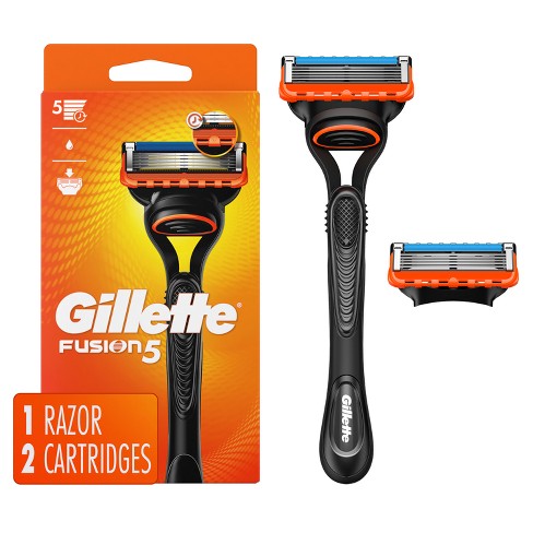 Gillette Fusion5 Men's Razor + 2 Razor Blade Refills : Target