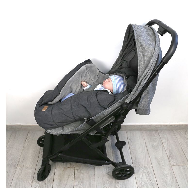 Joybi Warm Luxurious Stroller Footmuff, Insulated Stroller Sleeping Sack for Babies, Toddlers, Waterproof, Windproof Protective Stroller Garment, 5 of 11