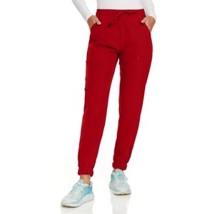 Hey Collection Women Medical Scrubs Jogger Pants with 4 Pockets and 4-Way Stretch - 1 of 4