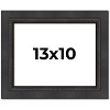 PosterPalooza | Photo Size Traditional Black Picture Frame - UV Acrylic, Foam Board Backing, Hanging Hardware - 2 of 4