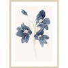 Amanti Art Blue Flowers 2 by Yuyu Pont Wood Framed Wall Art Print - 4 of 4