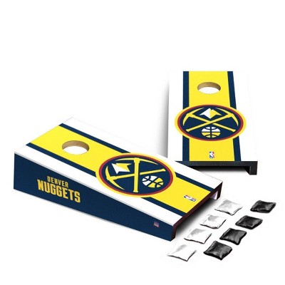 NBA Denver Nuggets Desktop Cornhole Board Set