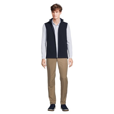 Lands' End Men's Lightweight Fleece Vest - Large - Classic Navy — фото 3
