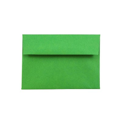 JAM Paper 4Bar A1 Colored Invitation Envelopes 3.625 x 5.125 Green Recycled 15811