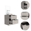 NicBex 16.1 inch Wide Nightstand with 2 Drawers, Modern Side Table with Solid Wood Frame and Metal Handles,Bedside Table for Bedroom,Living Room - 4 of 4