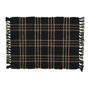 Park Designs Black Sturbridge Chindi Placemat Set of 4 - 1 of 3