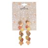 Hallmark Enamel Leaf Linear Earrings - 3 of 4