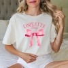 Simply Sage Market Women's Coquette Girly Short Sleeve Garment Dyed Tee - 2 of 2