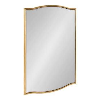 17" x 24" Sedelle Decorative Framed Wall Mirror Gold - Kate & Laurel All Things Decor