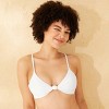 Women's Knot-Front Scoop Bralette Bikini Top - Wild Fable™ - 3 of 4