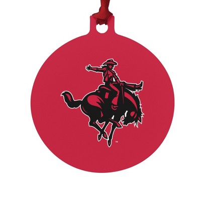 Northwestern Oklahoma State Primary Aluminum Holiday Christmas Tree Ornament