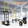 2-in-1 Stair Climbing Dolly, Heavy Duty Convertible Hand Truck, 800 LB Capacity for Warehouse, Office, Grocery, Industrial - 2 of 4