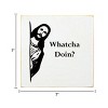 Slickblue Rustic Jesus Quote Wall Sign 7x7 – Solid Wood Plaque for Shelf or Hanging, Funny Faith Decor, Color Options - 3 of 3