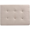 Gulches Ottoman 38"W¡Á26"D¡Á19"H, Tufted Seating, Minimal Assembly, Durable for Small Living Spaces - 4 of 4