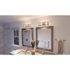 Urban Ambiance Luxury Luxe Industrial Electric Bath Fixture,  4-1/2"H x 16"W,  Stainless Steel Finish, UHP2751 - 2 of 4