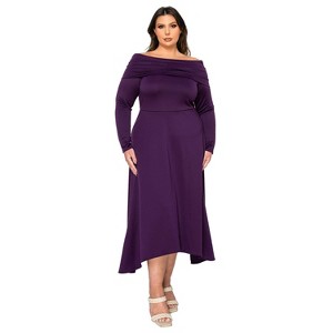 L I V D Women's Lyra Off Shoulder Maxi Dress - 1 of 3