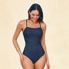 Women's Dazzling Wave Long Torso Tummy Control One-Piece Swimsuit - Cupshe - 2 of 4