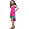 Girls Sleeveless Colorblock HighLow Knee Length Dress - 24sevenKid™ - 2 of 4