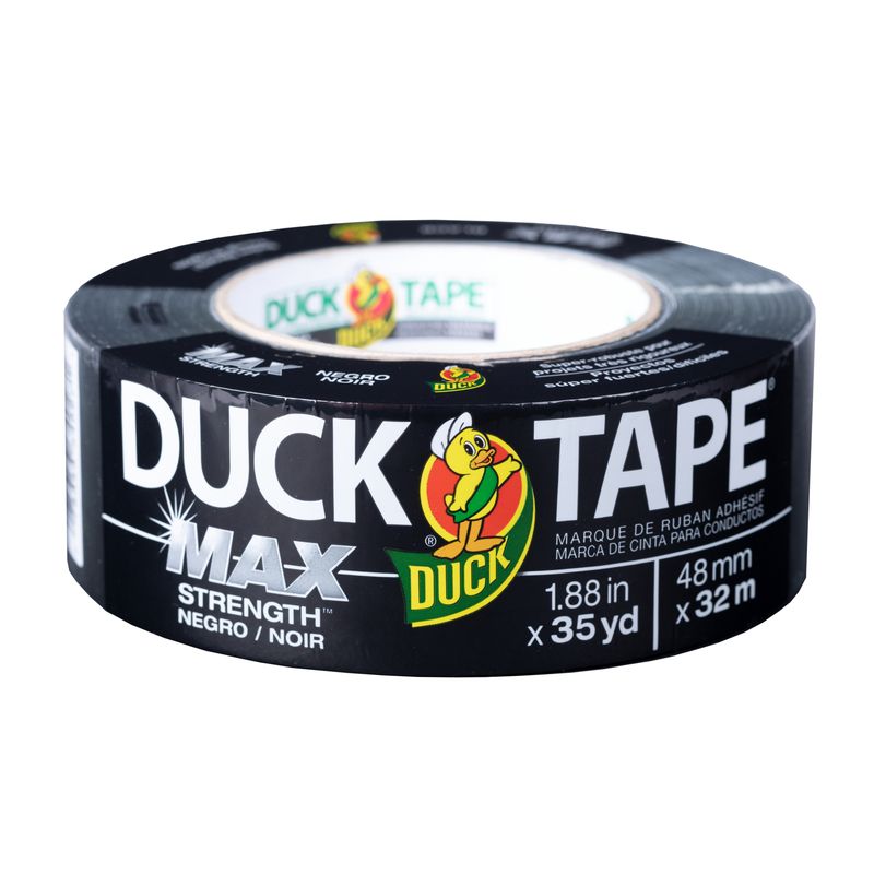 Duck MAX Strength 1.88 in. W X 35 yd L Black Duct Tape, 1 of 2
