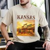 Vintage Kansas State Dodge City Boot Hill Street Scene T-Shirt, Wild West Tee and Frontier Souvenir | OrnamentallyYou - 4 of 4