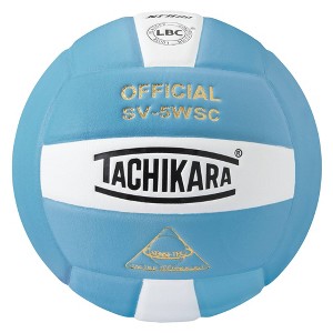 Tachikara PBW Indoor Sensi Tec Composite Competition Volleyball - Powder Blue/White - 1 of 1