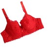 Allegra K Women Full Cup Breathable Comfort Floral Lace Non-Padded Underwired Bra - 2 of 4
