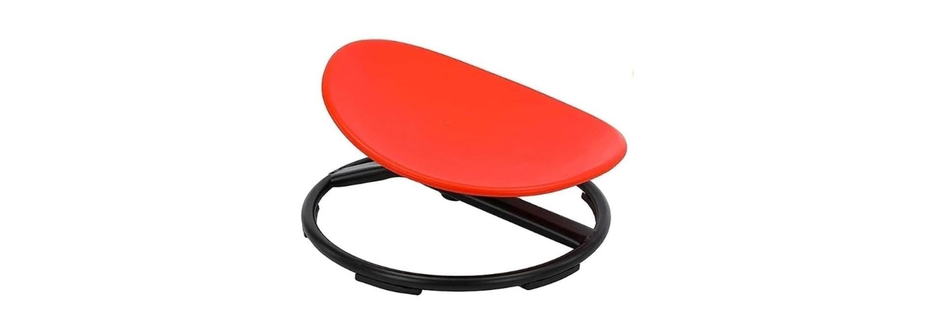 Giggle & Play | Kids Sensory Spinning Swivel Chair - Red