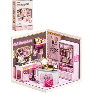 Rolife Super Creator Pink Beauty Secret DIY Miniature House Kit