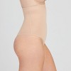 Assets By Spanx Women's Flawless Finish High-waist Shaping Thong - Beige M  : Target