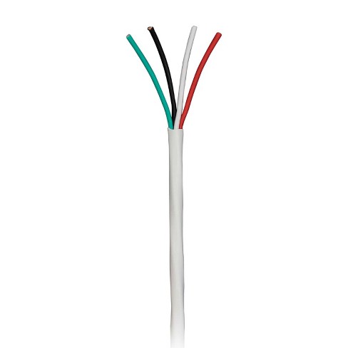 Speaker Wire 16 Gauge 4C White, CL2 Rated
