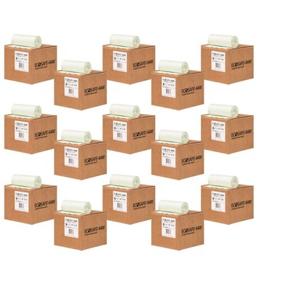 EcoSafe 20 Gal Certified Compostable Trash Bags 26"x36" - Roll of 15