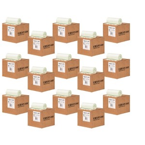 EcoSafe 20 Gal Certified Compostable Trash Bags 26"x36" - Roll of 15 - 1 of 3