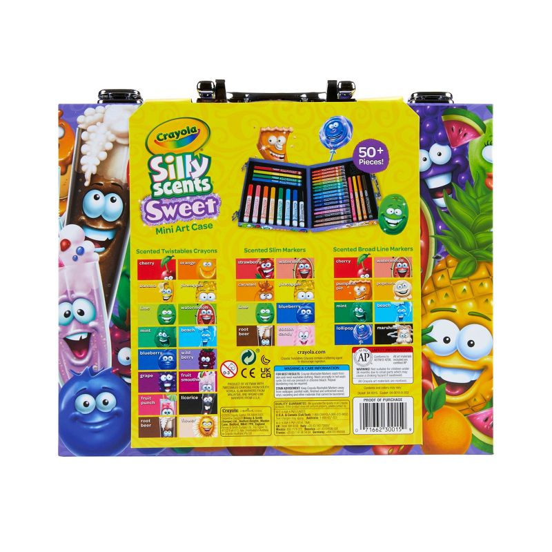 Crayola 53pc Silly Scents Mini Art Case, 5 of 8
