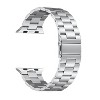 Posh Tech Sloan Stainless Steel Band for Apple Watch - Shine Silver -  44/45/46/49mm - 2 of 3