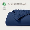 Organic Cotton Jersey Fitted Sheet by Bare Home - 2 of 4