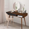 Computer Desk with Drawer, Wood Writing Home Desk, Modern Simple Study Desk - 3 of 4