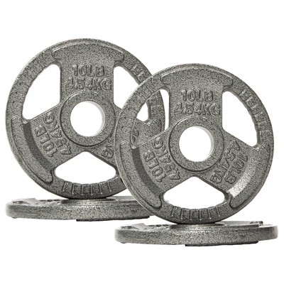 Sapphtopaz Olympic Cast Iron Weight Plates for Barbell, 2-Inch Barbell Plates for Strength Training in Home & Gym, Multiple Weights
