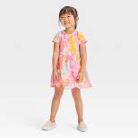 Toddler Girls' Tie-Dye Short Sleeve Dress - Cat & Jack™