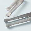 2pc Stainless Steel Mini Tong Set Vintage Finish - Hearth & Hand™ with Magnolia - 3 of 4