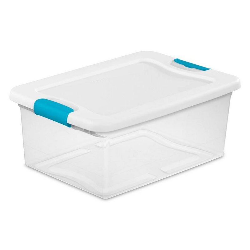 Sterilite Multipurpose Plastic Stackable Storage Box Container with Latching Lid for Home or Office Organization, 1 of 7