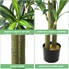 Artificial Tree 5.4 FT, Dracaena Silk Plant Artificial Faux House Plants Evergreen Dracaena for Outdoor Indoor Decor Home Office - 4 of 4
