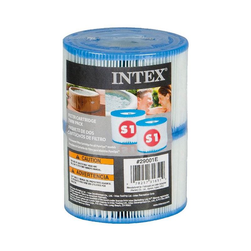 Intex PureSpa Type S1 Easy Set Pool Filter Cartridges (6 Filters) & Cleaning Kit, 3 of 7