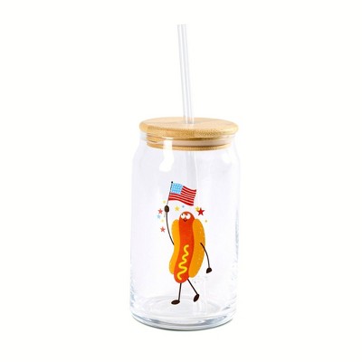 Manna 15oz Hotdog Glass Tumbler