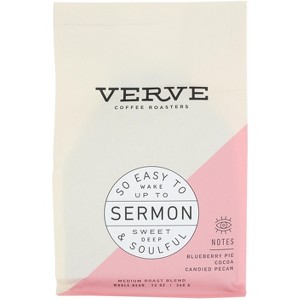 Verve Coffee Roasters Whole Bean Coffee, Sermon Blend - Case of 6 - 12 Oz - 1 of 1