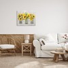 Stupell Industries Three Sunflower Bouquets Country Planks Still Life, 24" x 30" - 2 of 4