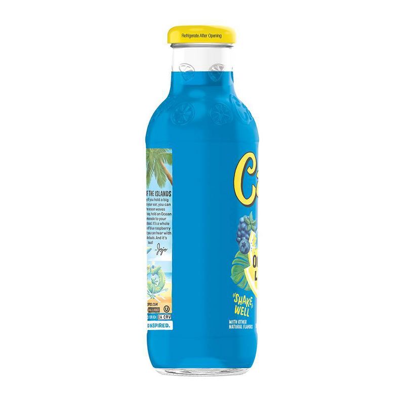 Calypso Ocean Blue Lemonade - 16 fl oz Glass Bottle, 3 of 5