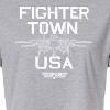 Women's - Top Gun - Property of Fighter Town Cropped Graphic T-Shirt - 2 of 4
