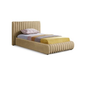 Meridian Furniture,Nico Velvet Bed - 1 of 4