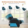 Infans Kids Youth Gaming Sofa Recliner w/Headrest & Footrest PU Leather - 4 of 4