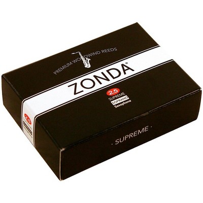 Zonda Supreme Soprano Saxophone Reed Strength 2.5 Box of 5